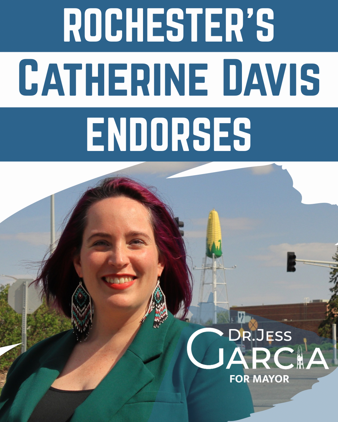 ROCHESTER'S CATHERINE DAVIS ENDORSES